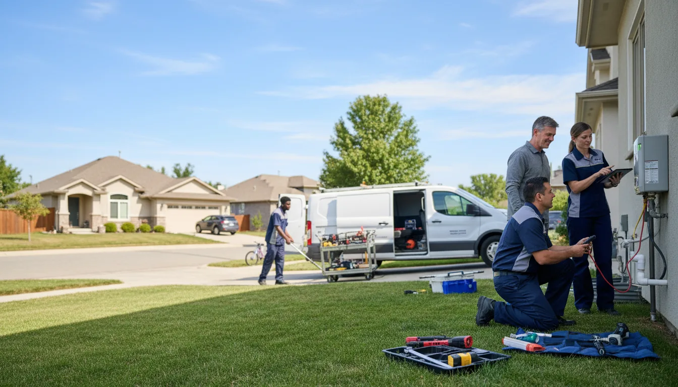 Tankless water heater service in Fingal, ND